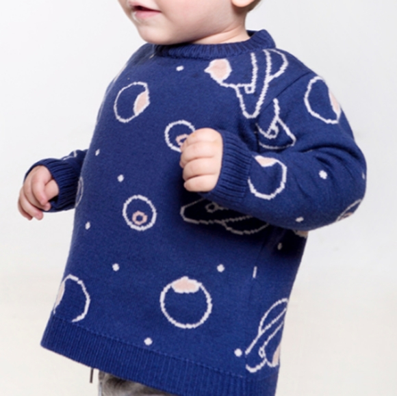 ETHICAL NWOT La Casita De Wendy Teta & Teta Mini Sweater Tit Planet - Picture 1 of 1